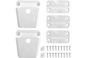 PICEBOM Cooler Hinge and Latch and Screws Kit, High Strength Cooler Latch Replacement Parts. Ice Chest Plastic Hinges, Latch Posts, and Screws, The Best Option for Repairing and Replacing Cooler Parts.