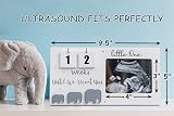 Johiux Baby First Scan Photo Frame Countdown Weeks Ultrasound Frame view 2