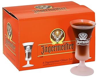Jägermeister Glas 2cl 6er-Set