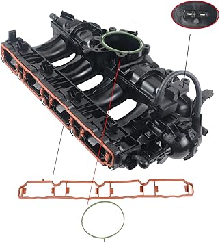 Amazon Com 06h133201at Intake Manifold Compatible With Audi A4 A6 Q5 Quattro 2 0 Tfsi Caeb Caed 2009 2016 Replace 06h133201an Nske Automotive