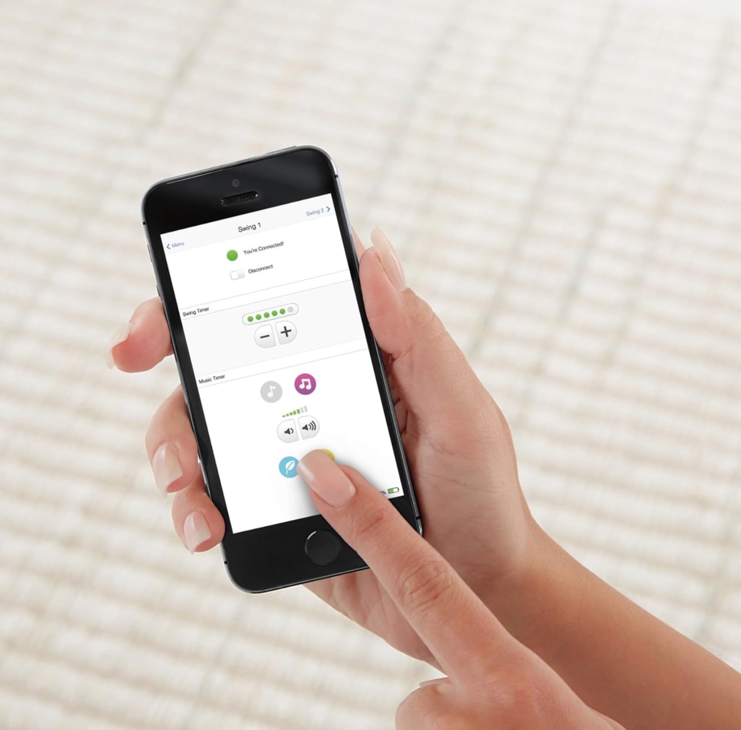 2 in 1 smart connect deluxe cradle n swing