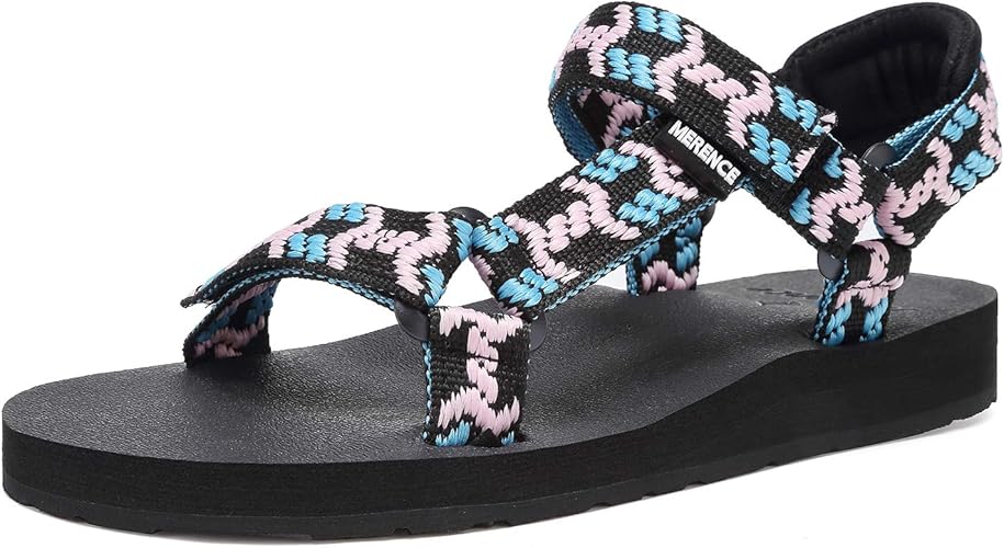 Amazon Fantiny レディース スポーツサンダル 足弓サンダル カジュアルサンダル 登山サンダル滑り止め 超軽量 Fantiny スポーツサンダル