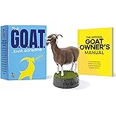 The Screaming Goat Desk Toy - Unique Fun Desk Toys - Funny Gag Gift | White Elephant Gifts - Gag Gift Ideas for Coworkers - Hilarious Gift