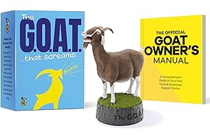 KNUCKLHEAD The Screaming Goat Desk Toy - White Elephant Gifts for Adults Unique - Office Gag Gifts - Funny Ideas for Coworkers - Holiday Fun Secret Santa Desk Toys - Hilarious Stocking Stuffers