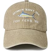 Enodtter Women Want Me Fish Fear Me Hats for Men