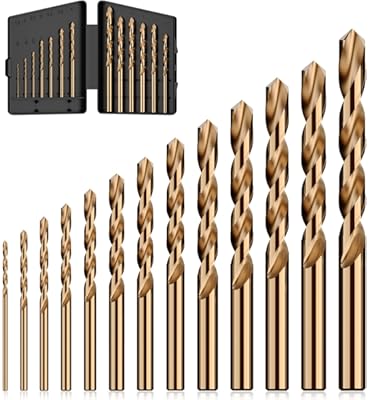 MACXCOIP M35 Cobalt Drill Bit Set 13pc 1