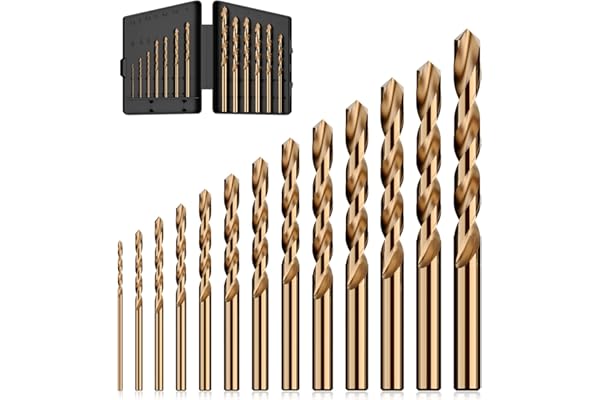 MACXCOIP M35 Cobalt Drill Bit Set 13pc 1
