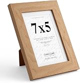 Fabian Clarke London 7x5 Modern Oak Photo Frame with White Mount 6x4 view 4
