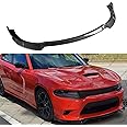 WheelX 3Pcs Front Bumper Lip Compatible with 2015-2024 Dodge Charger, Air Dam Lower Chin Spoiler Splitter Fit for SRT Hellcat 392 Scat Pack GT R/T Daytona, Protection Body Kit (Carbon Fiber Pattern)
