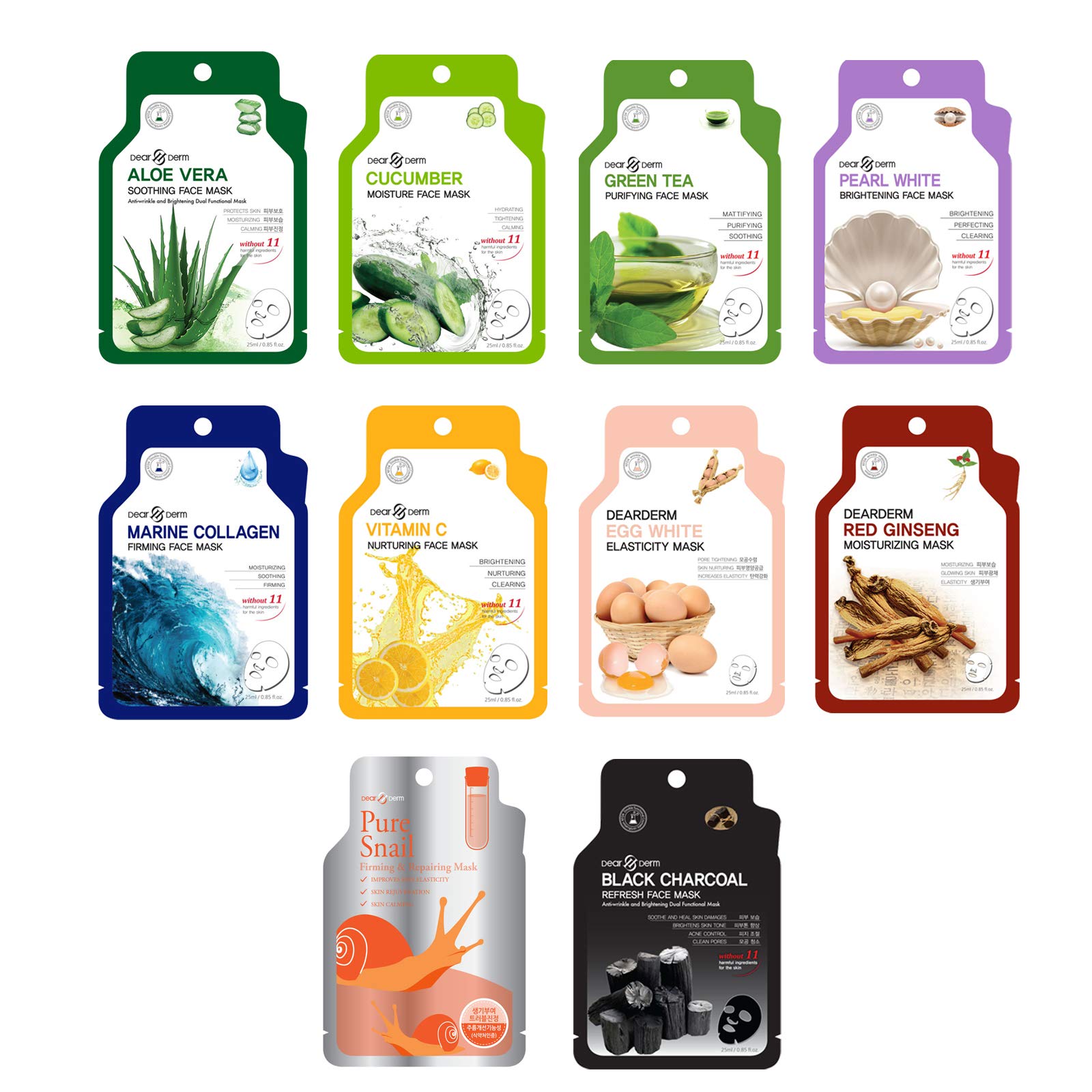 Face Masks Skincare Sheet