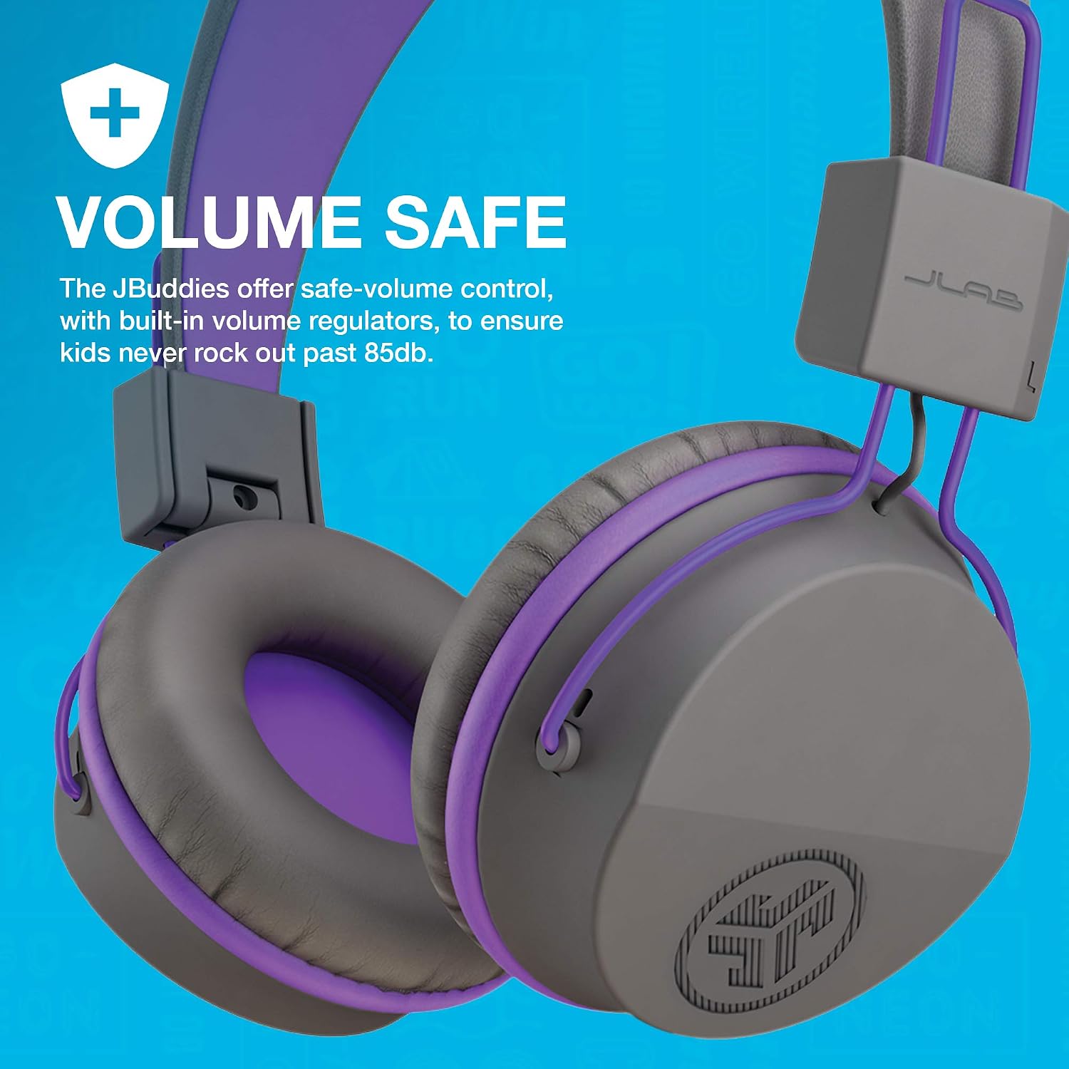 JLab JBuddies Studio Kids Headphones Wireless, Bluetooth Headphones Kids for Girls & Boys - Image 4