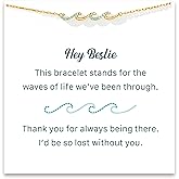 STORYJEWELLERY Friend Gifts for Women, Friendship Bracelets, Friend Birthday Valentines Day Gifts for Women, Bestie Bracelets, BFF Gift, Jewelry for Friends