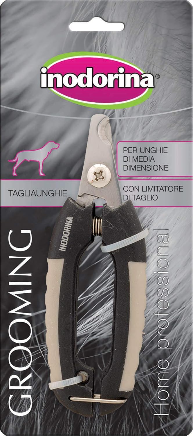 Inodorina nail clippers for large dogs and cats (Size L), With cutting limiter for quick and precise use