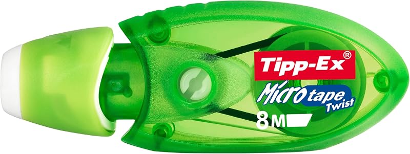Tipp-Ex Correttore a Nastro, Micro-Tape Twist, Bianchetti a Nastro 2+1 Unità, Colori Assortiti, Cancelleria Scuola e Casa