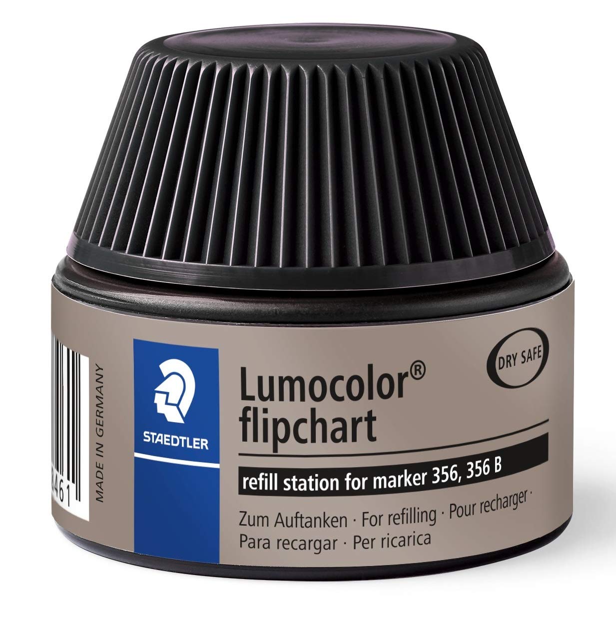 STAEDTLER 488 56-9 Lumocolor Flipchart Marker Refill Station for Lumocolor 356/356 B - Black (1 x 30ml Refill)