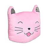 Amazon Basics Kids Pink Kitties Decorative Pillow - Kitty Face