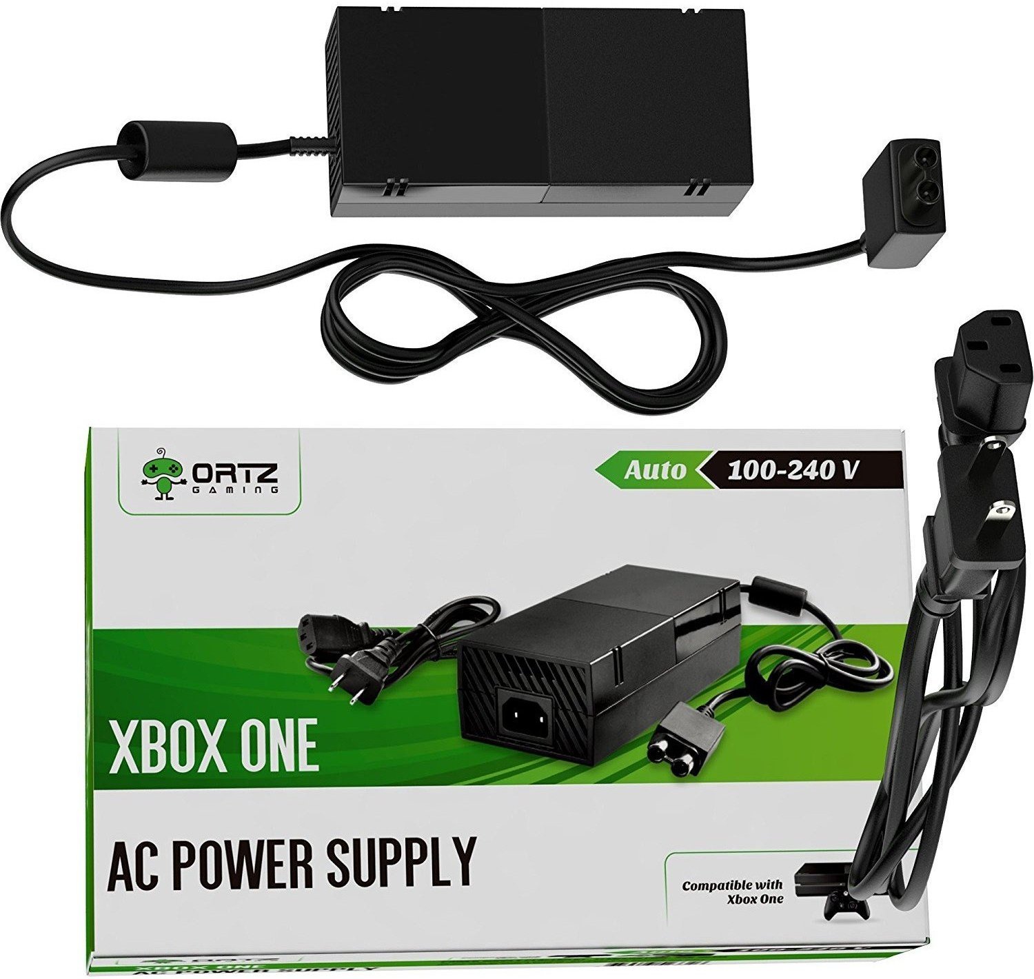 Ortz Xbox One Power Supply [ENHANCED QUIET VERSION] AC Adapter Cord