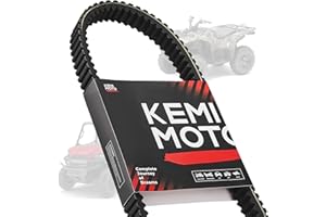 KEMIMOTO Drive Belt 3211077 20G4022 Heavy-Duty CVT Carbon Drive Belt Compatible with Polaris Sportsman 400 500, Ranger 500/XP 875, Scrambler, Magnum, Xplorer 4x4 ATV/UTV - Replaces 3211072 3211048
