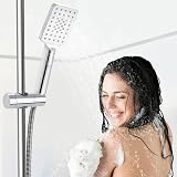 Joyoldelf Adjustable ABS Shower Rail Holder 19-25mm Chrome Plated view 6
