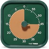 Time Timer MOD Home - Metallic Series - Individual Sized 60 Minute Visual Countdown Timer for ADHD, Adults, Students, and Pomodoro with Silent Operation (Metallic Forest)