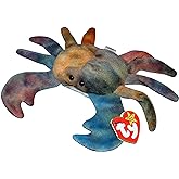 Ty Beanie Babies Claude the Crab Ty Dye w/error