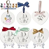 MYPAWLETS Dog or Cat Pawprints Keepsake Kit,Make 3 Clay Paw Print Ornaments,Soft & Non-Toxic Clay,Pet Paw Prints Impression Kit,Dogs Christmas Tree Ornament,Gift for Pet Lovers