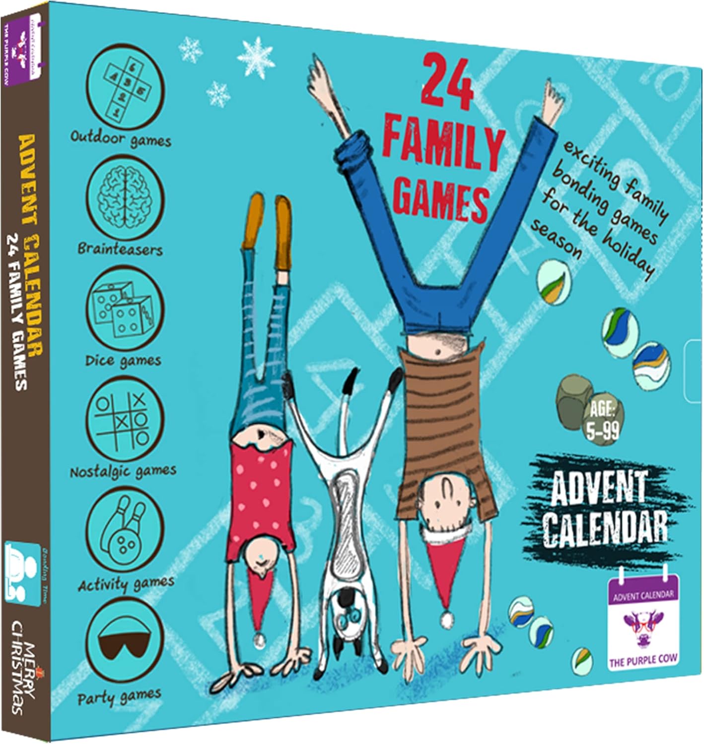 Advent Calendars - NEW 2023 Advent/Countdown Calendar FAMILY GAMES. 24 OF THE BEST EVER FAMILY GAMES IN ONE BOX – put the screen aside and enjoy hours of FUN. Comes with a step-by-step picture guide. For kids aged 6+. The perfect family bonding experience.