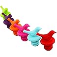 Little Bird Wine Bottle Stopper by LouisChoice (Assorted Color, Set of 6) by LouisChoice