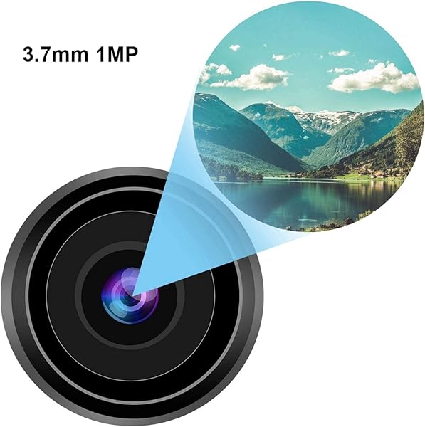 FECAMOS CCTV Camera Lens 90 Degree Wide Angle Camera Lens Practical Accessories for Cameras for Most Camera Models