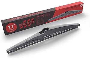 BERG REGEN Rear Wiper Blades 11 inch (11-A), Replacement For Grand Cherokee 2021-2014,Sorento 15-10, Soul 19-10, HHR 11-06, Accent 22-12, Kona 21-19 Back Windshield +More Cars
