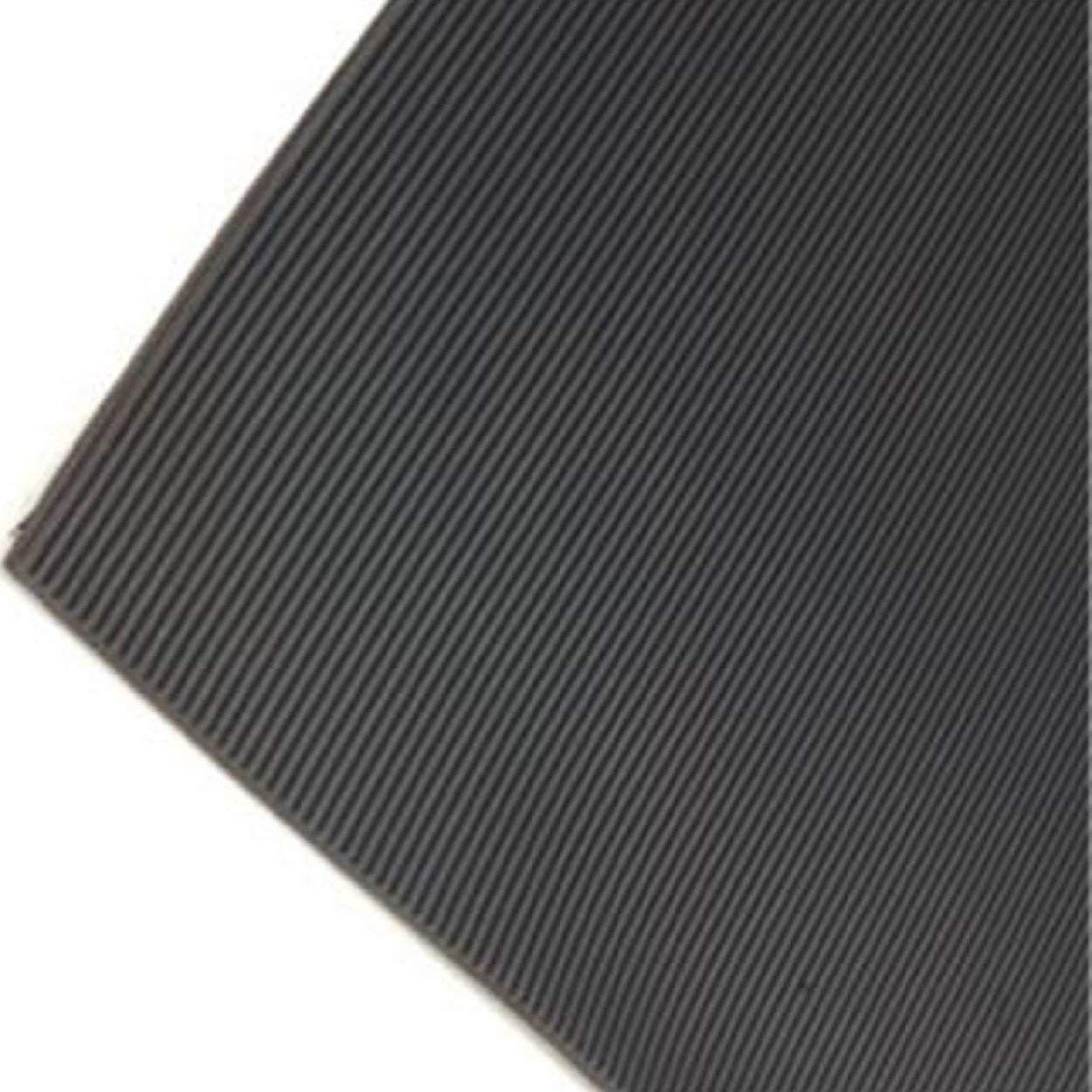 3m x 1m Fine Ribbed Rubber Garage Flooring Matting 3mm Thick Floor