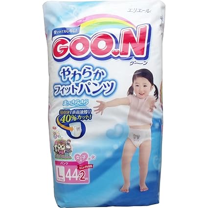 Amazon グーンやわらかフィットパンツ Lサイズ 44枚 女の子用