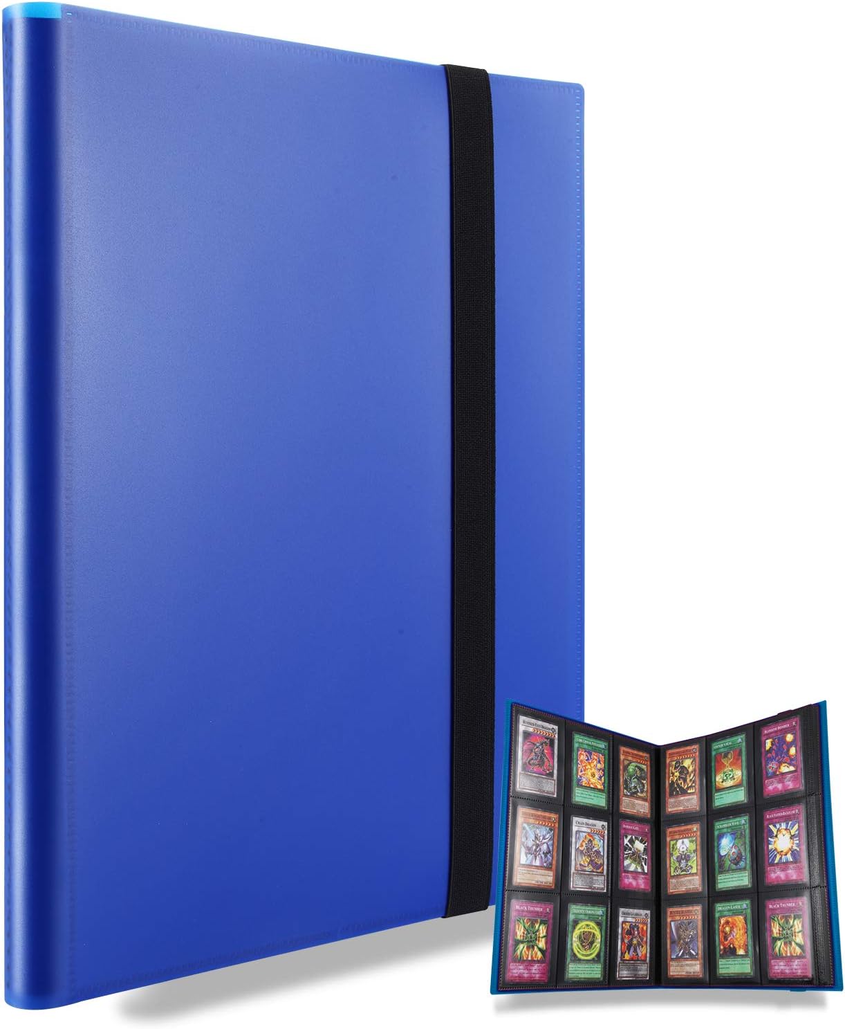 MUROAD 360 Pockets Trading Card Binder Album, Side Loading PP Pockets, Standard Size Cards Protector