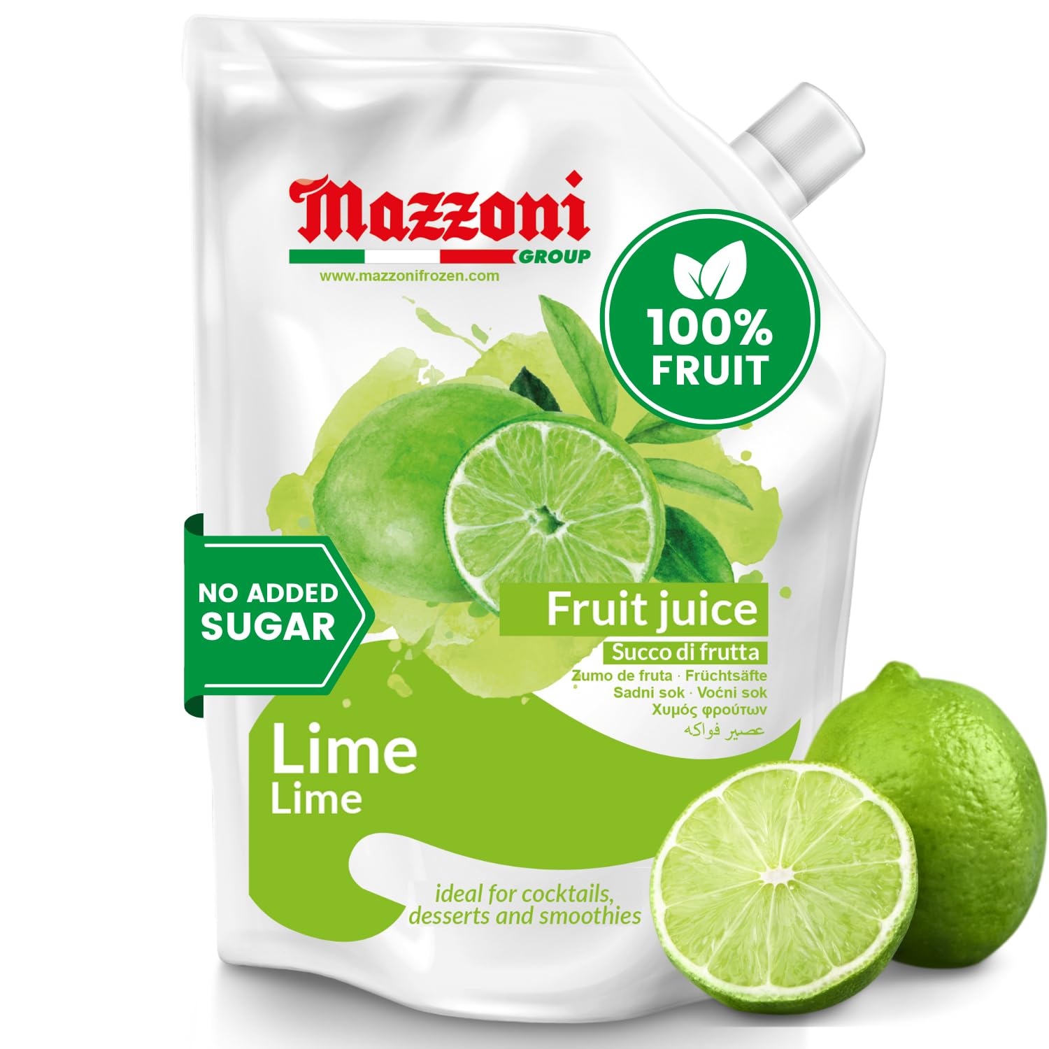 Mazzoni Real Lime Juice, 100% Pure Just Lime
