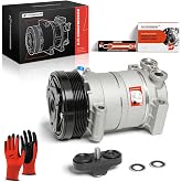 A-Premium Air Conditioner AC Compressor with Clutch | Compatible with Chevrolet Silverado Suburban Tahoe, GMC Yukon C1500, Cadillac Escalade, Isuzu Hombre, Oldsmobile and More
