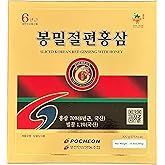 Pocheon 300g(10.6oz) 6Years Sliced Korean Panax Red Ginseng Roots with Honey, Saponin