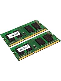 Crucial 8GB Kit (4GBx2) DDR3 1066 MT/s (PC3-8500) CL7 SODIMM 204-Pin Notebook Memory Modules CT2CP51264BC1067