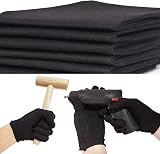 Cosymate 24 Pairs Black Cotton Gloves Soft Moisturizing Safety Work Gloves view 2