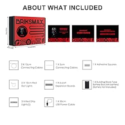 BRIKSMAX Led Lighting Kit for Darth Vader Helmet