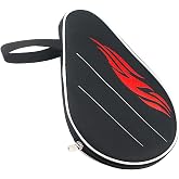 Ubxvamm Table Tennis Racket Case Organizers with Small Compartment for Paddle Case Carry Bag Racket Bat Storage