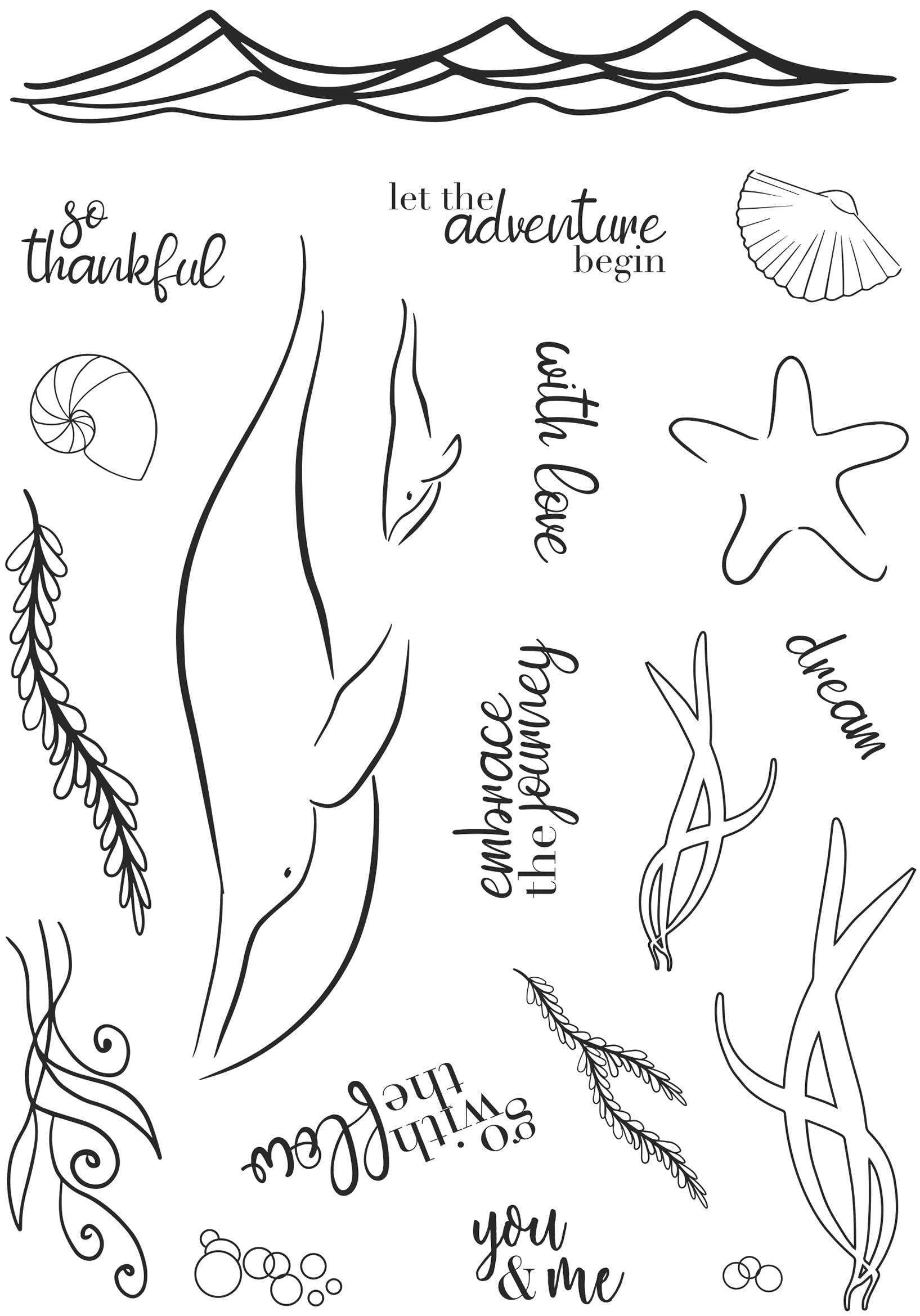 Bonnita Moaby - Embrace Adventure - Clear Stamp Set