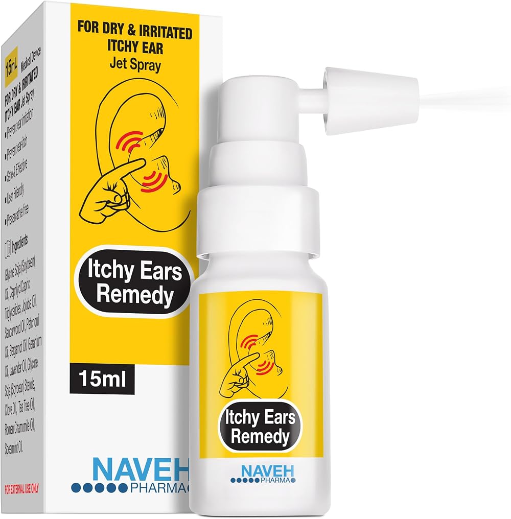 NAVEH PHARMA Itchy Ears Remedy Ear Cleaning Spray 15 ML