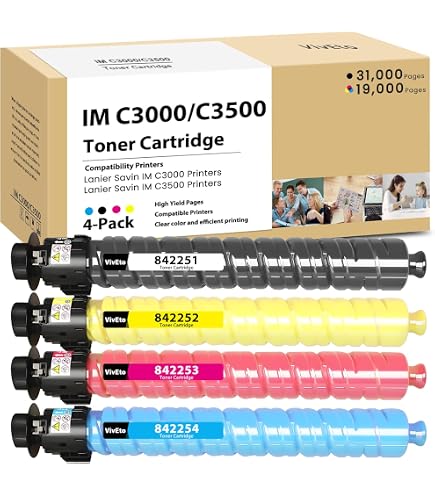 Amazon.com: Remanufactured MP C8002 Toner Cartridge 842083 842084