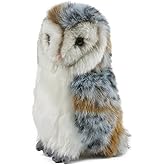 Living Nature Barn Owl Stuffed Animal | Fluffy Owl | Soft Toy Gift for Kids | 6 inches