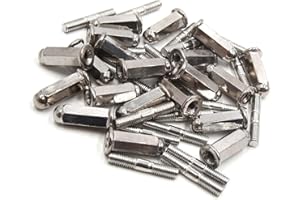 HOPESPANNER 20pcs 6mm Thread Dia Motorcycle Exhaust Pipe Muffler Screw Bolt Nut for GY6 125 Vehicle Components