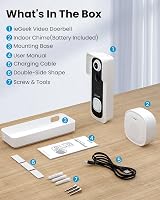 ieGeek Doorbell Camera Wireless 2K HD Video Doorbell with Chime 2.4GHz WiFi view 9