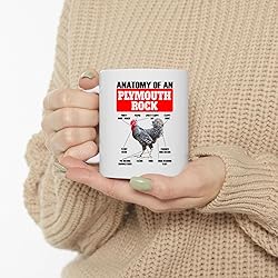 Lovesout Funny Plymouth Rock Chicken Rooster
