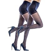 Silkies Women's Ultra Sheer Control Top Pantyhose (2 Pair Pack) - Lightweight, Comfortable, Perfect Fit