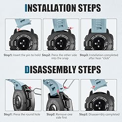 GEAK 22mm Compatible with Garmin Instinct Watch