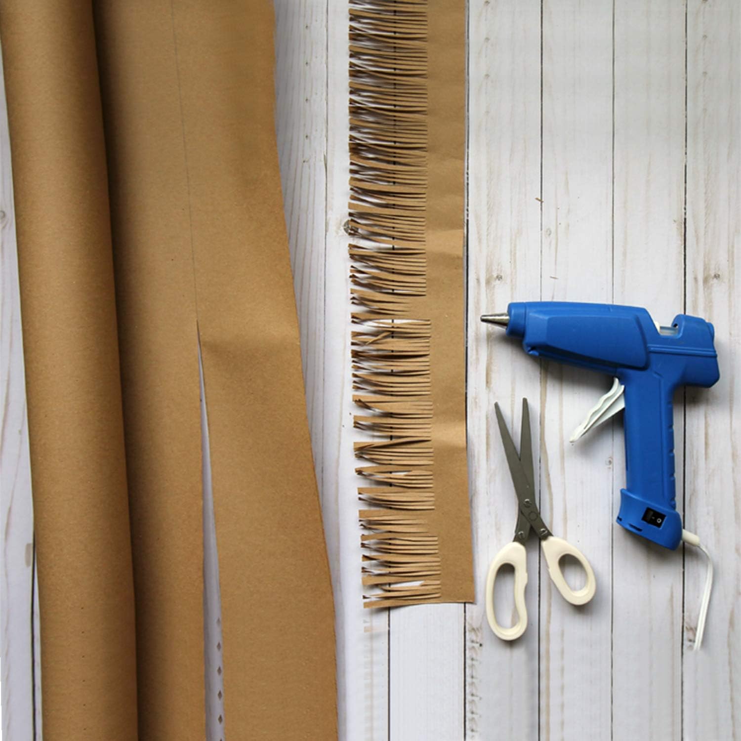 Brown Kraft Paper Jumbo Roll 17.75” x 1200” (100ft) Made in USA- Ideal for Gift Wrapping, Packing Paper for Moving, Art Craft, Shipping, Floor Covering, Wall Art, Table Runner, 100% Recycled Material : Office Products